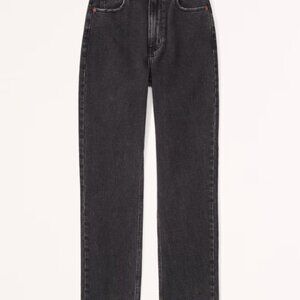 Abercrombie Ultra High Rise Ankle Straight Jean - Like New
